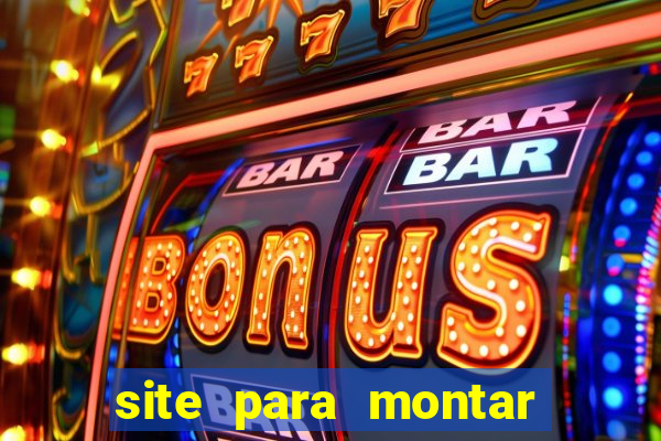 site para montar time de futebol